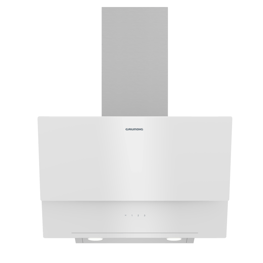 GDSP 2451 W Grundig Beyaz İki Katlı Y Tipi Cam Davlumbaz