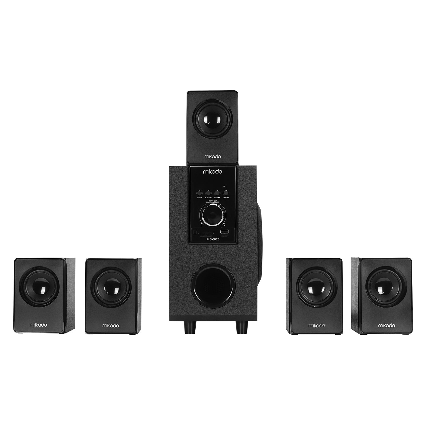 Mikado MD-505 5+1 Usb+SD+FM Destekli Bluetooth Hoparlör
