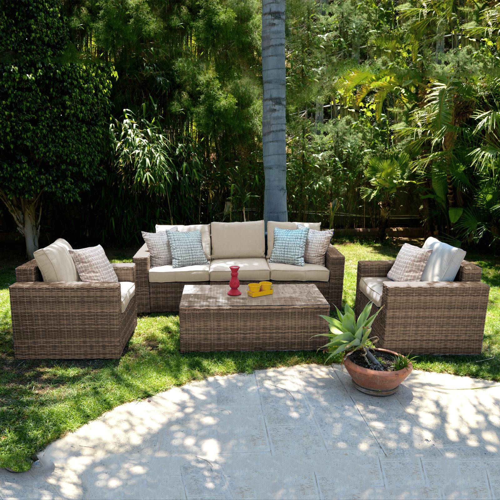 Monte Carlo Lounge Set Bej (1+1+3+S)