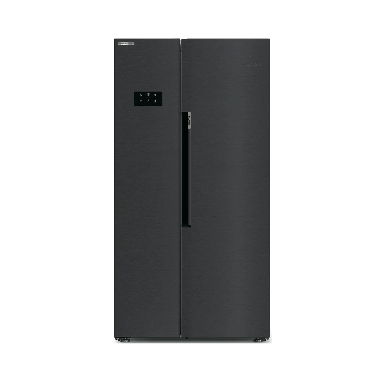 GSN 30110 FXBR Grundig 558Lt A++ Manhattan Gray Side by Side Buzdolabı