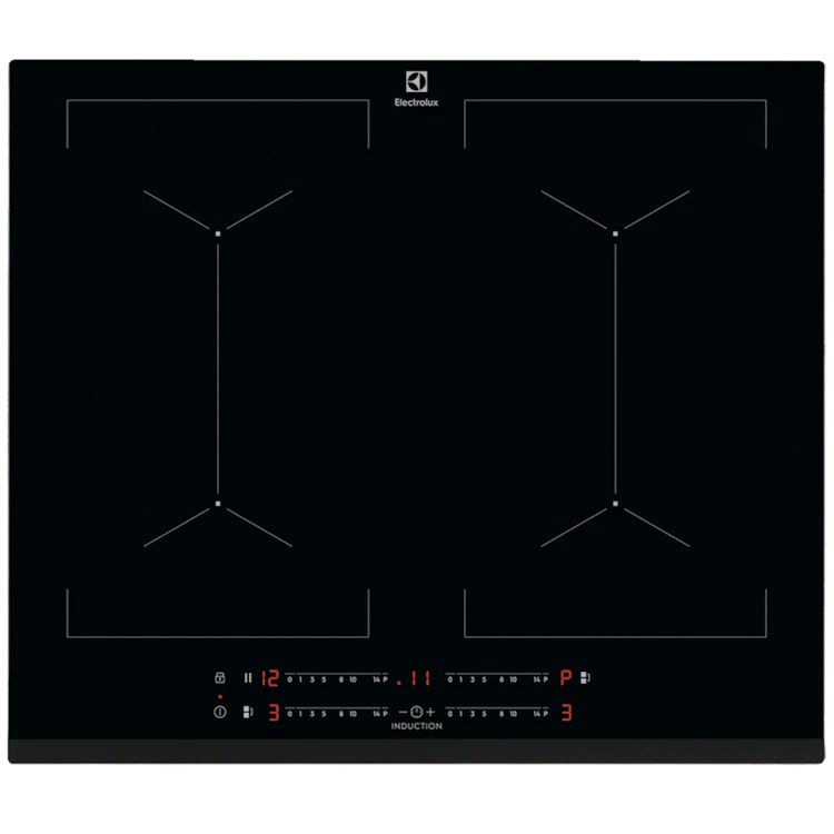 Electrolux EIV644, чёрная индукционная варочная панель на 4 зоны