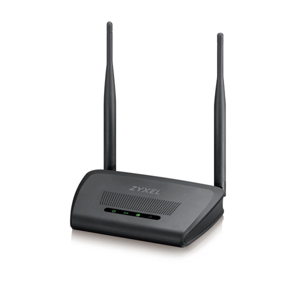 Zyxel NBG418N v2 Wi-Fi роутер 300 Мбит/с, 5 портов, 2 антенны по 5 dBi