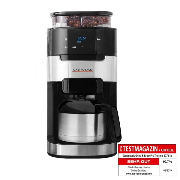 GASTROBACK 42711 S Öğütücülü Filtre Kahve Makinesi Pro Thermo