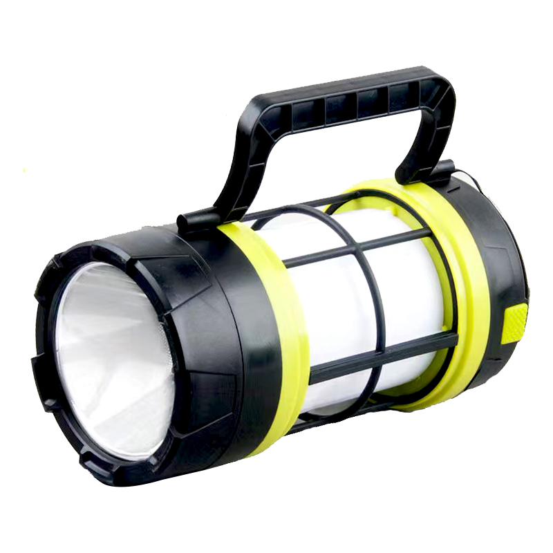 Powermaster STK01825 Solar Camping Lantern, Black and Green