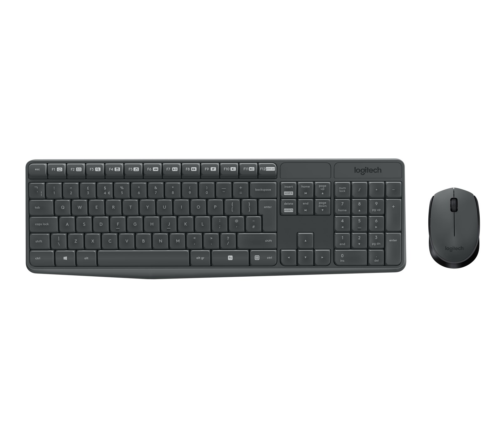 Logitech 920-007925 MK235 Беспроводной комплект клавиатуры и мыши, турецкая Q