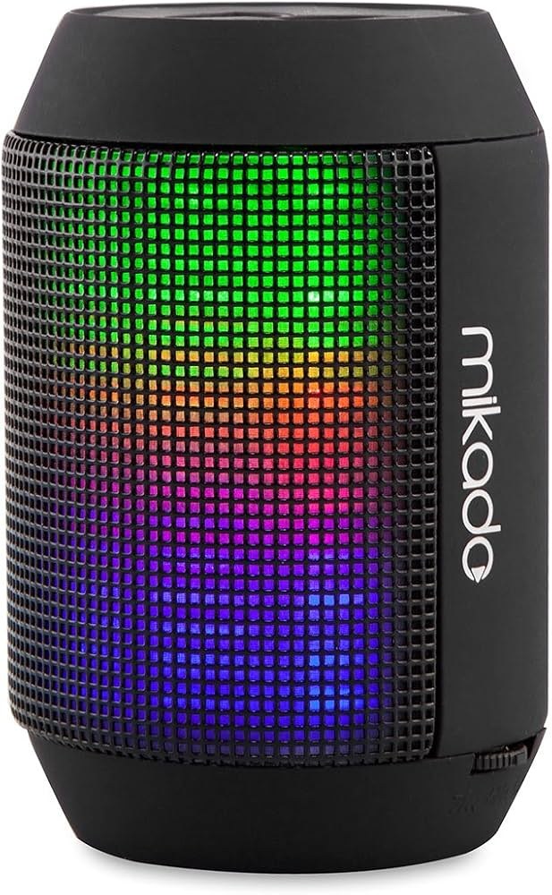Mikado MD-15BT Чёрная Bluetooth-колонка с FM-радио